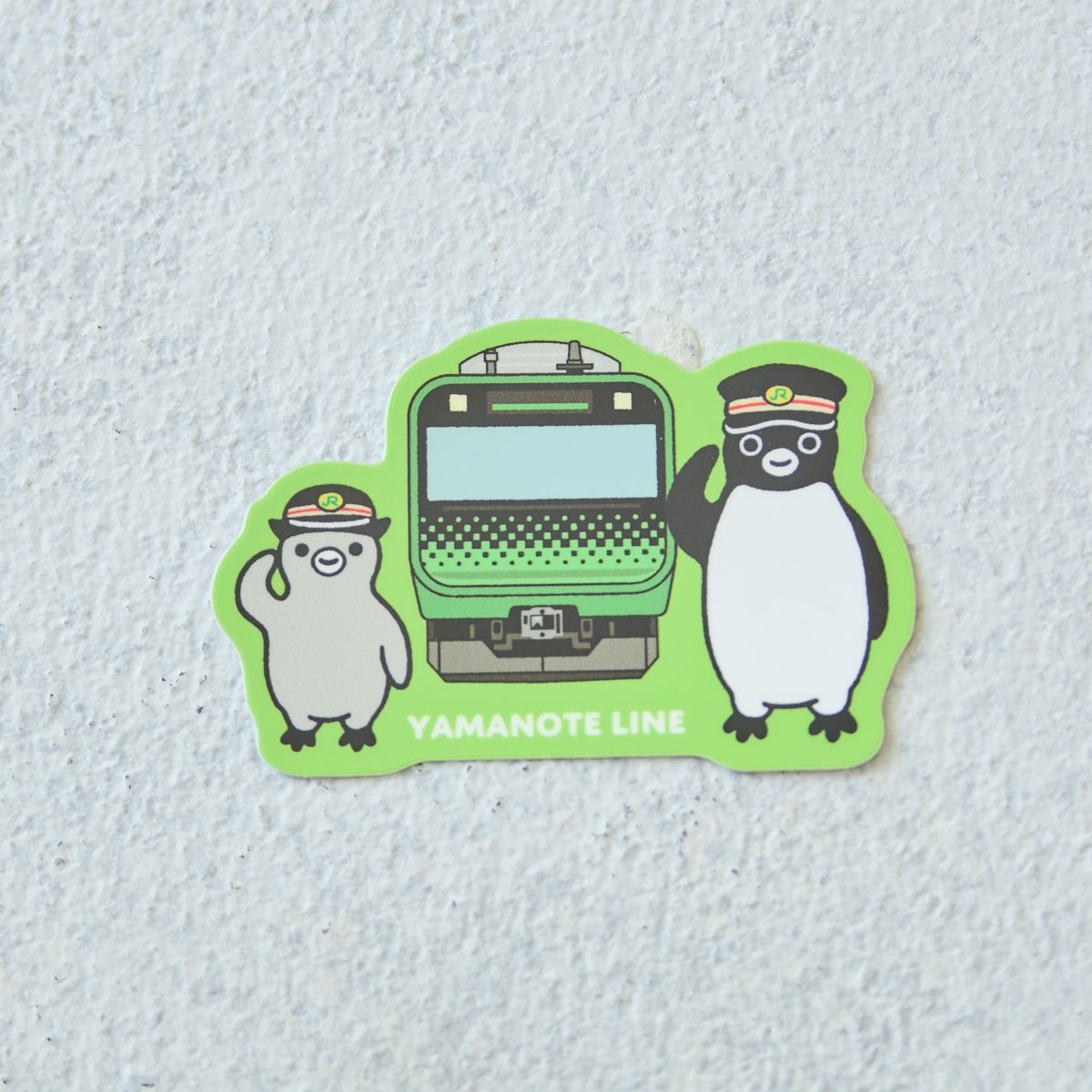 【入荷未定】Suicaのペンギン ステッカー・敬礼（鉄道シリーズ・山手線）