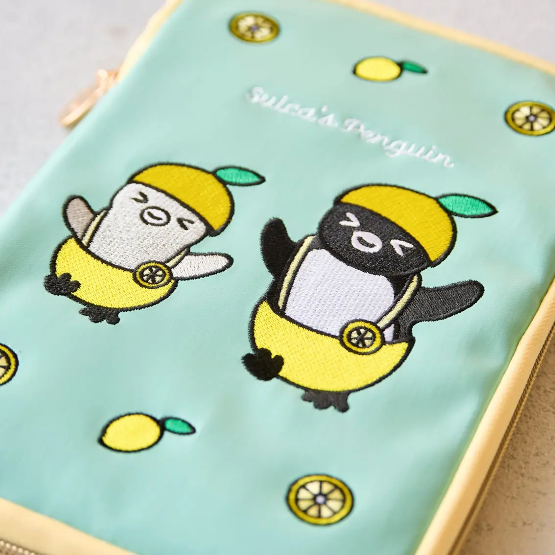 Suicaのペンギン 合皮マルチケース（レモン）＜オレンジページ