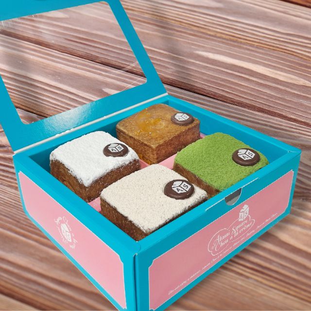 【熱海スクエアシュークリーム】４種のクリーム詰合せセット