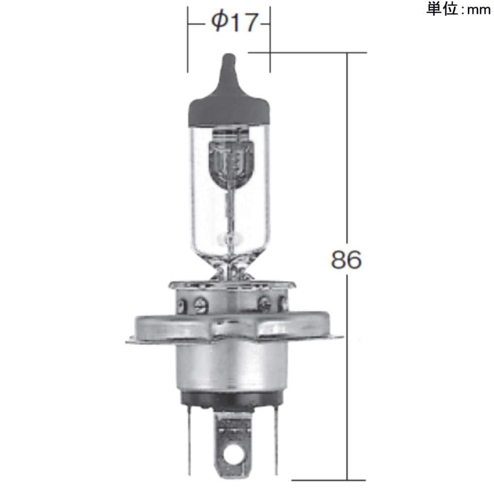 ハロゲン ライト 小糸 国産 交換 修理 トラック用 小糸製作所 ハロゲンバルブ H4U 12V60/55W クリア 1個入:うさマート通販 |  JRE MALLショッピング | JRE POINTが貯まる・使える