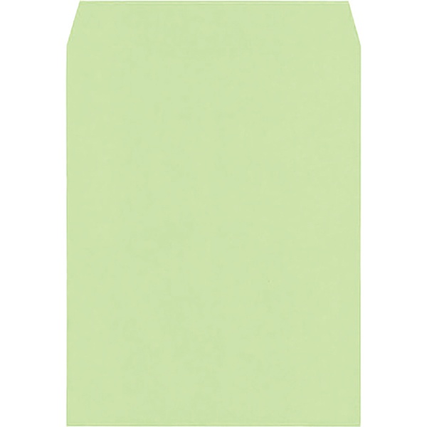 キングコーポ　角3　Vカラー　ウグイス85g／平方m　スミ貼500枚X1箱 180414 【メーカー直送品・代金引換配送不可・時間指定不可】