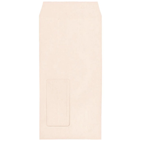 キングコーポ　長形3号　グラシン窓明封筒　No．31　Hiソフトピンク　枠ナシ1000枚X1箱 120131 【メーカー直送品・代金引換配送不可・時間指定不可】