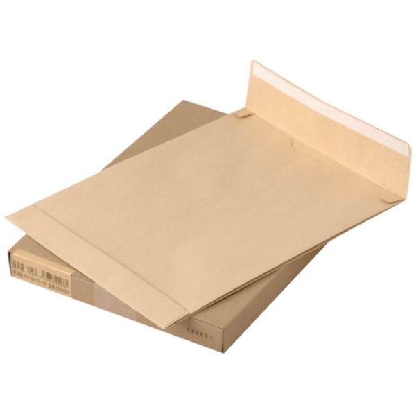 キングコーポ 角形2号箱貼 120g テープテープ付 10枚 K2KH120T