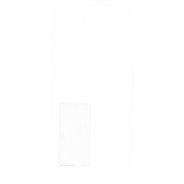 キングコーポ　長形3号　窓明封筒　No．7　枠ナシ　アドヘヤ付白特A70g1000枚X1箱 120183 【メーカー直送品・代金引換配送不可・時間指定不可】