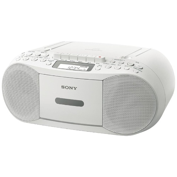 CDラジオカセットレコーダー ホワイト CFD-S70(W) [ワイドFM対応 /CDラジカセ]:ビックカメラ通販 | JRE MALLショッピング  | JRE POINTが貯まる・使える