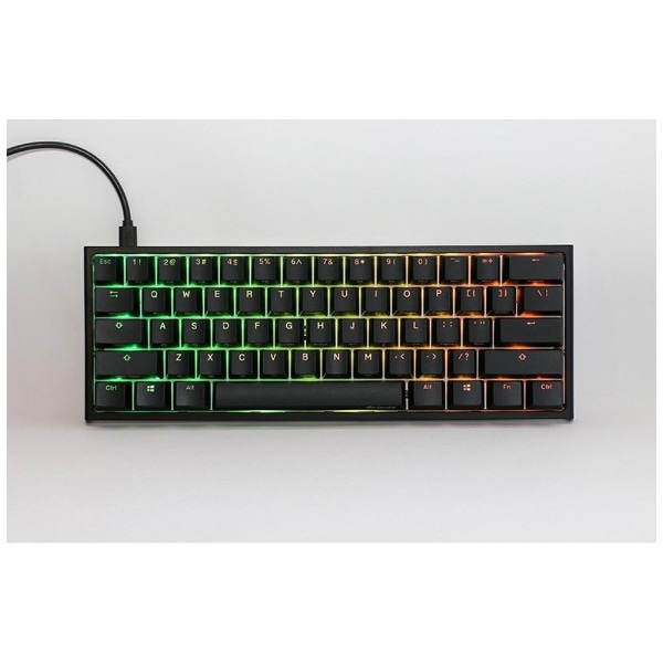 ゲーミングキーボード One 2 Pro Mini RGB 60% version(Cherry RGB 静音赤軸・英語配列) ブラック dk-one2 -pro-rgb-mini-silentred [有線 /USB]:ビックカメラ通販 | JRE MALLショッピング | JRE  POINTが貯まる・使える