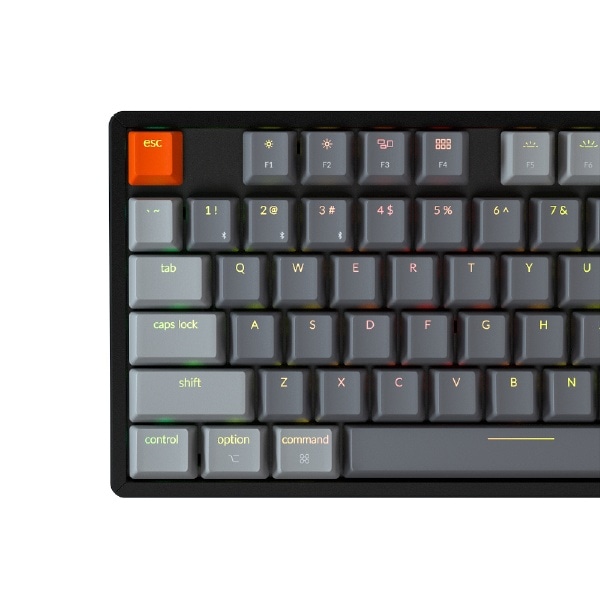 キーボード Keychron K8 ホットスワップ RGBライト 赤軸(英語配列) K8-87-Swap-RGB-Red-US [有線・ワイヤレス  /Bluetooth・USB]:ビックカメラ通販 | JRE MALLショッピング | JRE POINTが貯まる・使える