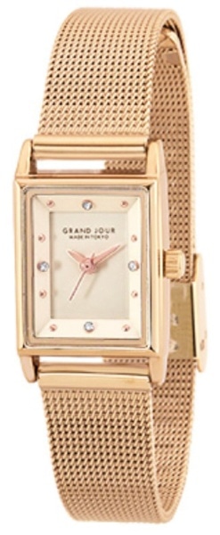 ファッションウォッチ GRAND JOUR （グランジュール）MADE IN TOKYO ピンクゴールド MJ-GJUA05-PG  [正規品]:ビックカメラ通販 | JRE MALLショッピング | JRE POINTが貯まる・使える