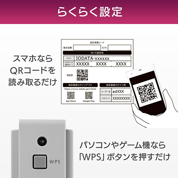 Wi-Fiルーター 4804＋574Mbps (Chrome/Android/iPadOS/iOS/Mac/Windows11対応)  WN-DAX5400QR [Wi-Fi 6(ax) /IPv6対応]:ビックカメラ通販 | JRE MALLショッピング | JRE  POINTが貯まる・使える