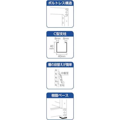 TRUSCO M2型軽中量棚 1160X600XH2100 6段 単体 ネオグレ M2-7466 NG  【メーカー直送品・代金引換配送不可・時間指定不可】:ビックカメラ通販 | JRE MALLショッピング | JRE POINTが貯まる・使える