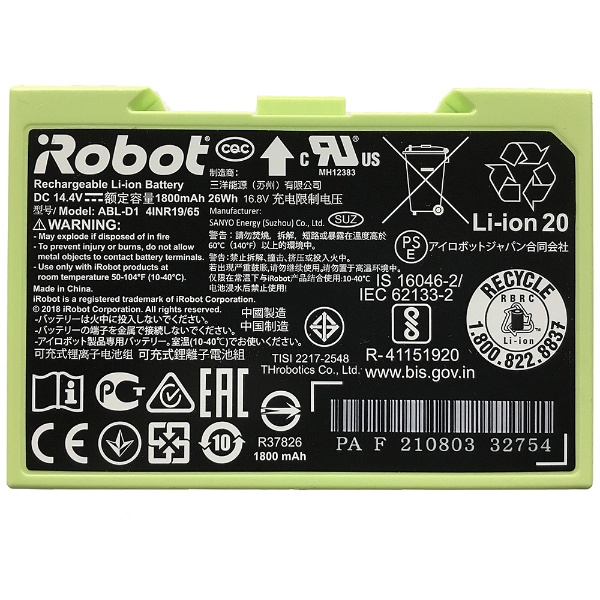 iRobotリチウムイオンバッテリー 4624864[ルンバ バッテリー 純正 e5、i7、i7+ 対応 消耗品]:ビックカメラ通販 | JRE  MALLショッピング | JRE POINTが貯まる・使える