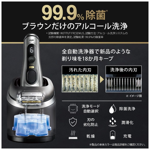 シリーズ9 PRO+ 電気シェーバー【6in1アルコール洗浄システム/充電トラベルケース付き】 BRAUN 9576CC [4枚刃  /AC100V-240V]:ビックカメラ通販 | JRE MALLショッピング | JRE POINTが貯まる・使える