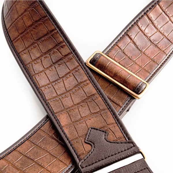 ギター/ベース用ストラップ RIGHTON!STRAPS ブラウン ALLIGATOR BROWN:ビックカメラ通販 | JRE MALLショッピング  | JRE POINTが貯まる・使える