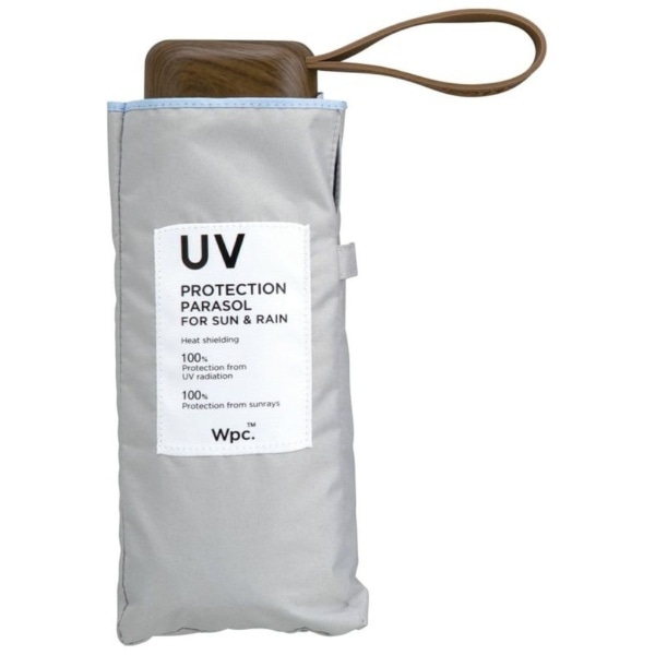 日傘 折りたたみ傘 遮光インサイドカラータイニー Wpc. グレー 801-12973-102 [日傘 /50cm]