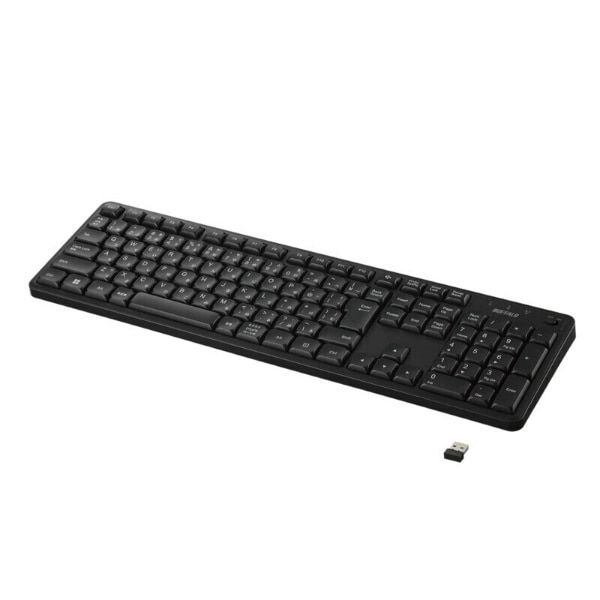 キーボード (Chrome/Windows11対応) ブラック BSKBW340BK [ワイヤレス /日本語配列 /メンブレン]
