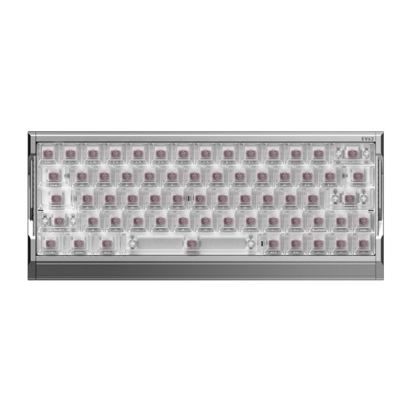 ゲーミングキーボード(ラピッドトリガー対応) EV63(英語配列) シルバーブレード iq-ev63-slv-rs-mgnxp [有線 /英語配列 /磁気スイッチ]