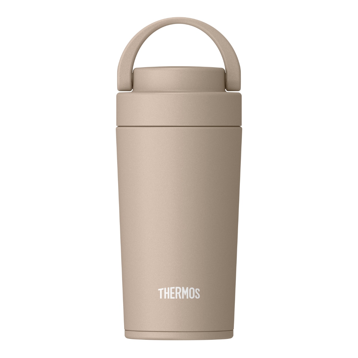 サーモス 水筒 真空断熱ケータイタンブラー 320ml 保温 保冷 （ THERMOS タンブラー マグボトル スポーツドリンク対応 ハンドル付き ふた付き  直飲み マグ ボトル 蓋付き 真空断熱 魔法瓶 取っ手付き ステンレスボトル 直のみ ） 【カフェラテ】:リビングート JRE MALL店 ...