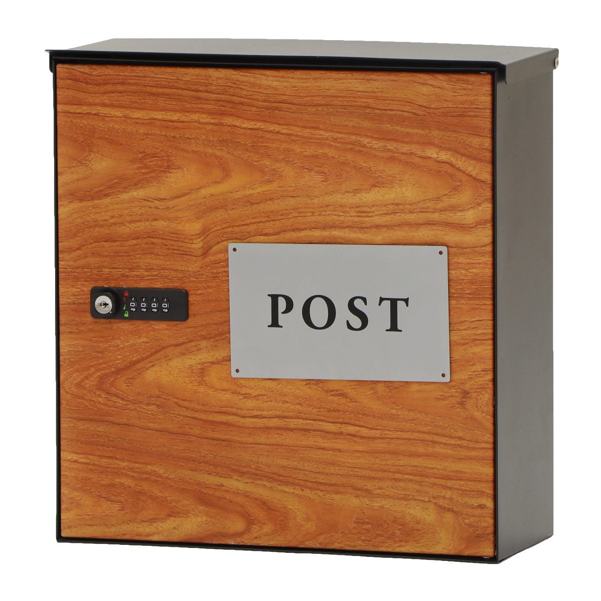 郵便ポスト 壁掛け 木目 アーブル arbre （ 郵便 郵便受け デザインポスト 壁掛けポスト POST 壁かけ 新聞受け 郵便入れ メールボックス 置き型 壁 鍵付き ） 【ナチュラル】