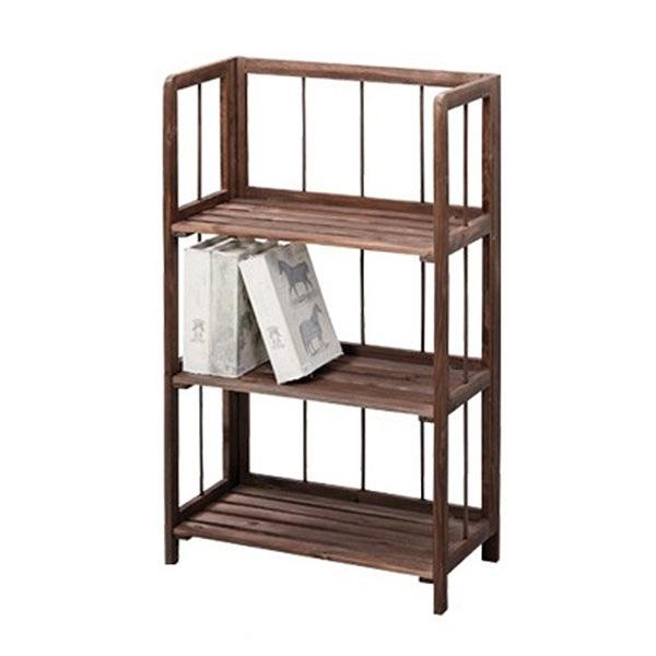 フォールディングシェルフ チェダー 3段（ オープンラック 折りたたみ  ）