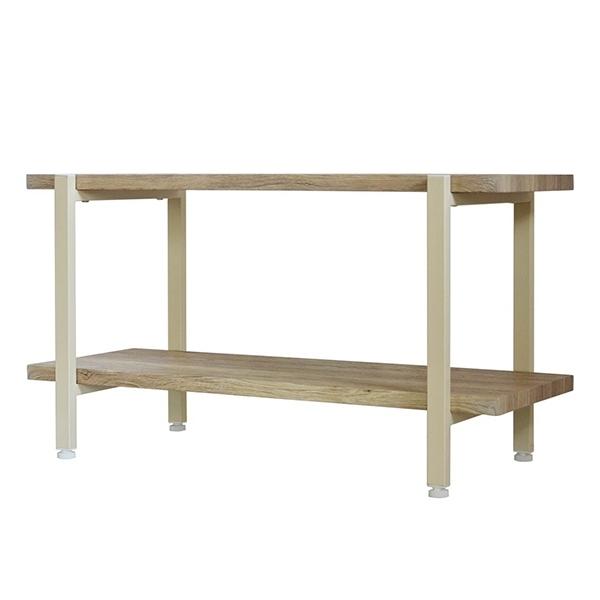 オープンラック 2段 ブルックリンスタイル OTIS 約幅90cm（ ラック 収納棚 シェルフ 木製 収納 収納ラック ウッドラック ウッドシェルフ オープンシェルフ 飾り棚 棚 リビング収納 家具 おしゃれ 木目 一人暮らし ）【ナチュラル】