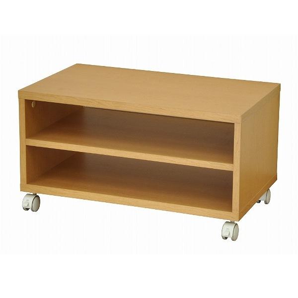 フリーラック ローボード キャスター付 幅60cm（ ラック テレビラック 本棚 シェルフ ディスプレイラック 収納ラック 収納 収納棚 木目 茶色 飾り棚 テレビボード ロータイプ キャスター シンプル ）【ナチュラル】