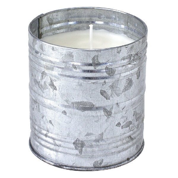 キャンドル S ブリキ缶入り ピラー アロマキャンドル（ アロマ ルームフレグランス フレグランスキャンドル インテリア 雑貨 置物 オーナメント ブリキ 缶入り アンティーク調 おしゃれ 癒し フレグランス ）【コスタルブリージー】