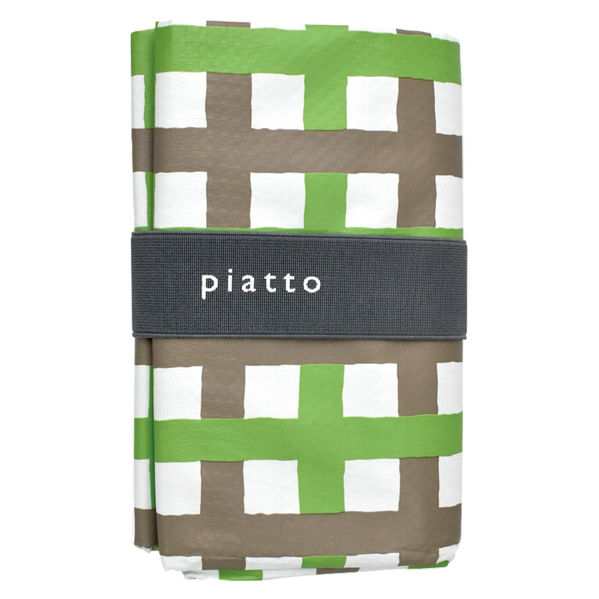 レジャーシート piattoレジャーシート ミックスチェック 90×150cm （ シート レジャーマット ピクニックシート 子供用 2人用 大人 敷物 子供 遠足 運動会 一人用 ゴム付き 大判 レジャー コンパクト 二人 持ち運び おしゃれ 海 ） 【ミックスグリーン】