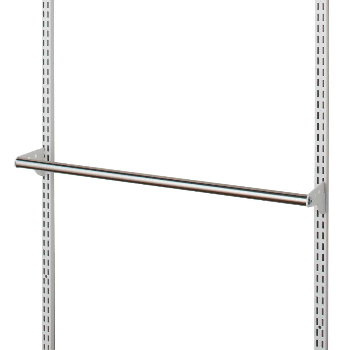 パイプ 幅90cm 奥行15cm 樹脂ブラケット （ ハンガーラック DIY フィットラック パイプハンガー 壁付け 収納 壁面収納 玄関収納 吊り下げ収納 収納スペース 有効活用 壁掛け ラック 引っ掛け 玄関 ） 【ホワイト】