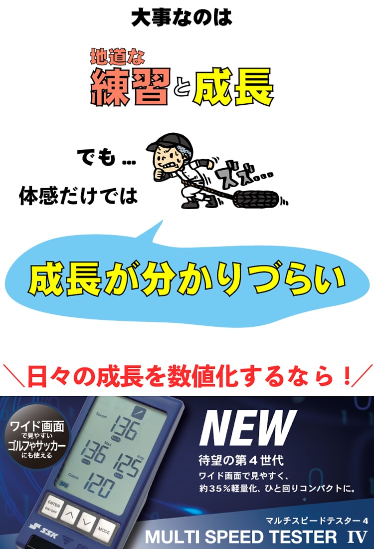 レビューで札幌カレープレゼント）( 収納バッグ + 三脚付き ) エスエスケイ MST400 マルチスピードテスター4 + 三脚 + オリジナルバッグ  セットスイングスピード 練習 トレーニング 素振り 球速 測定器:ホームショッピング通販 | JRE MALLショッピング | JRE POINTが  ...