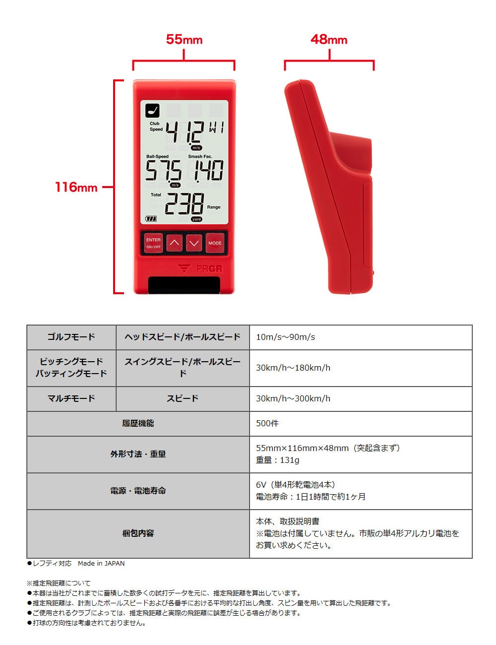 プロギア スピード測定器 RED EYES POCKET HS-130 BLE 三脚付きセット ゴルフ ヘッドスピード 飛距離 測定:ホームショッピング通販  | JRE MALLショッピング | JRE POINTが貯まる・使える