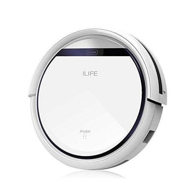 ilife v3s pro ロボット掃除機 ペットの毛に効果的 自動充電静音 強力吸引落下防止と衝突防止 丸型 ホワイト