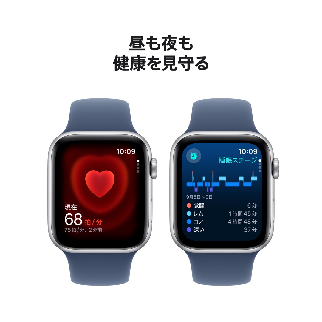 Apple Watch SE（GPSモデル）- 44mmシルバーアルミニウムケースとデニムスポーツバンド - M/L:Apple Rewards  Store JRE MALL店通販 | JRE MALLショッピング | JRE POINTが貯まる・使える