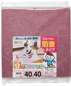 ワタナベ工業　吸着ぴたパネル防音タイプ４枚入　ローズ　KPP2-4031