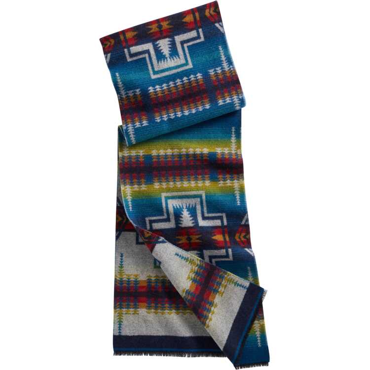 ペンドルトン ジャガードスカーフ Century Harding Royal Blue 193×30.5cm #19801537-969 JACQUARD SCARF PENDLETON 新品 未使用