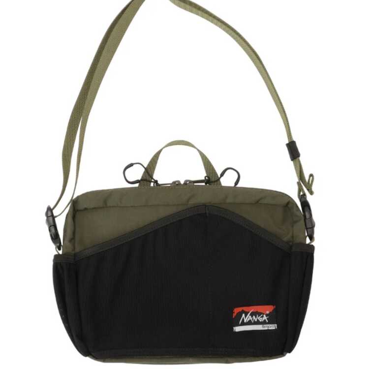 ナンガ×テンプラ ヒノック ショルダーバッグ カーキ 幅26×高さ18×奥行き(マチ)7cm #N0000776 NANGA×TEMPRA HINOC SHOULDER BAG 新品 未使用