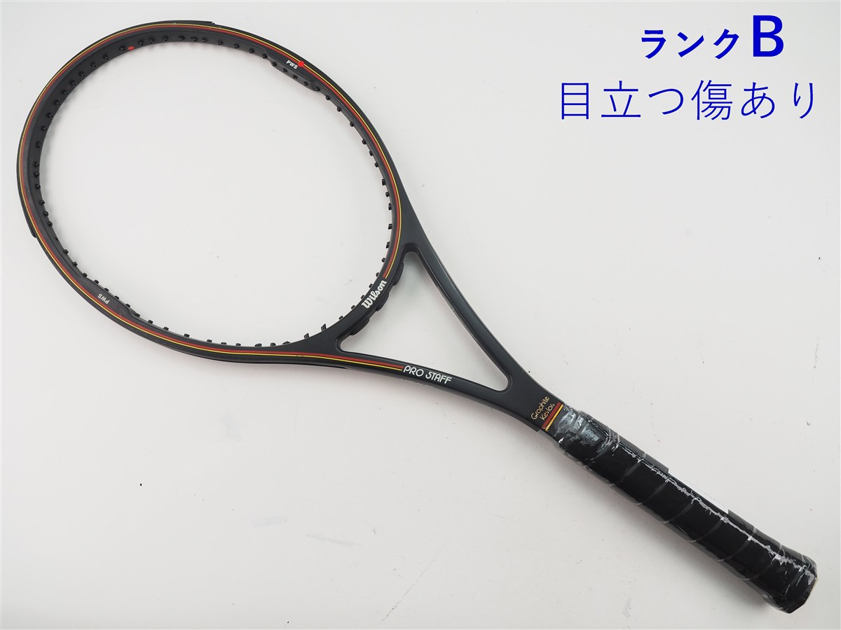 中古 テニスラケット ウィルソン プロ スタッフ 85 ミッド セントビンセント【中・後期モデル】【一部グロメット割れ有り】 (L2)WILSON Pro Staff 85 MID St.Vincent【中古 テニスラケット】