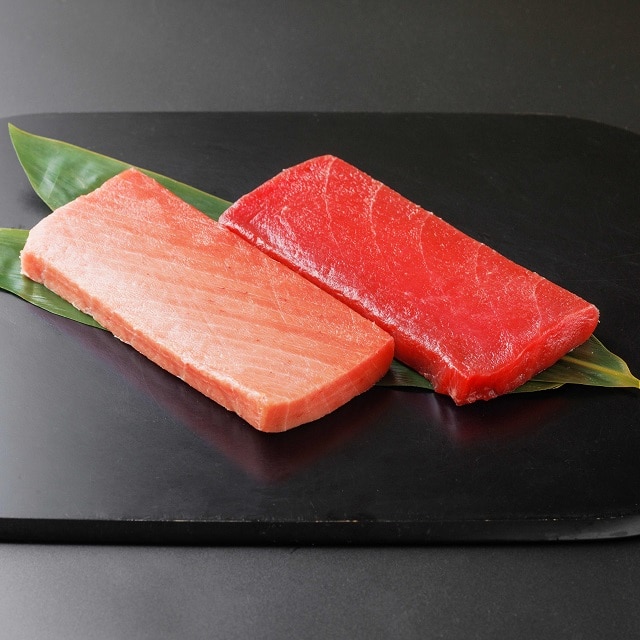 アイルランド産 天然本鮪サクセット（中トロ、赤身） 送料無料:お
