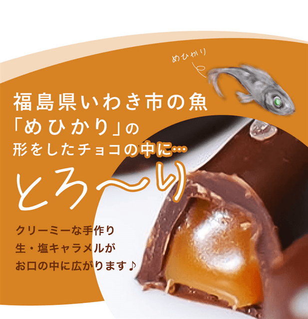 いわきチョコレートめひかり塩チョコ(レギュラー）