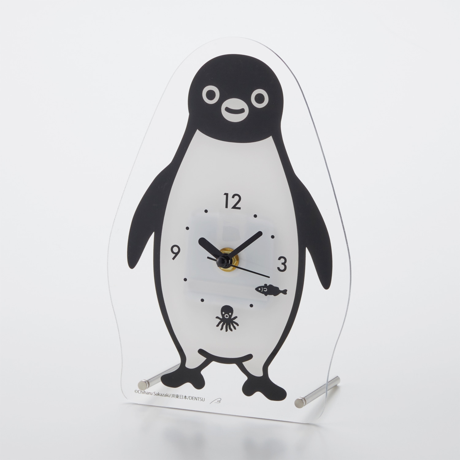 アクリル置時計「Suicaのペンギン」