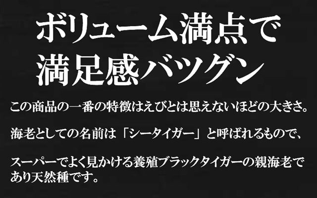 皇帝の海老説明