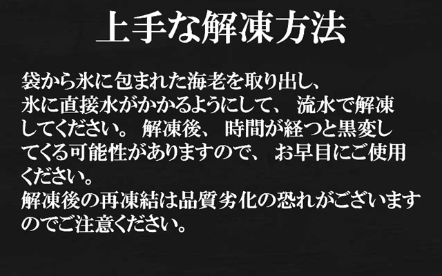 皇帝の海老説明4 