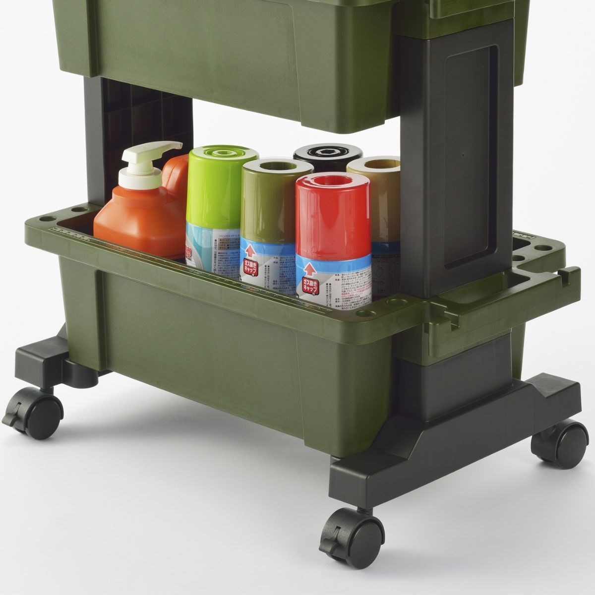 東京硝子器械 ツールワゴン 3段 WGO3-900K 985-57-01-78 ワゴン（引出し付） WGO2／WGO3シリーズ」東製作所