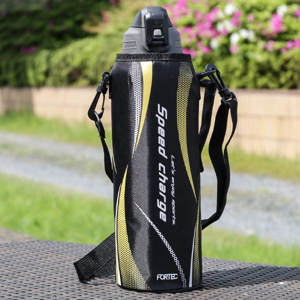 水筒 2L ステンレス 直飲み ワンタッチ フォルテック カバー付き スポーツ （ 保冷専用 2リットル ダイレクトボトル 大容量 ステンレスボトル  スポーツボトル 保冷 すいとう 直のみ ボトル 2000ml 広口 ショルダーベルト付き ）:リビングート JRE MALL店通販 | JRE  MALL ...