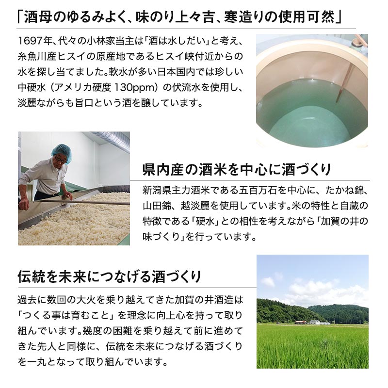 酒処新潟　加賀の井酒造［ギフトボックス入り］純米大吟醸飲み比べ720ml 2本セット