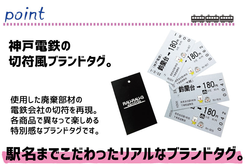 ハイテツ ICカード 神戸市交通局 神戸電鉄 貫通ほろ カラープリント　定期　地下鉄 引退車両 アップサイクル 大阪 日本製