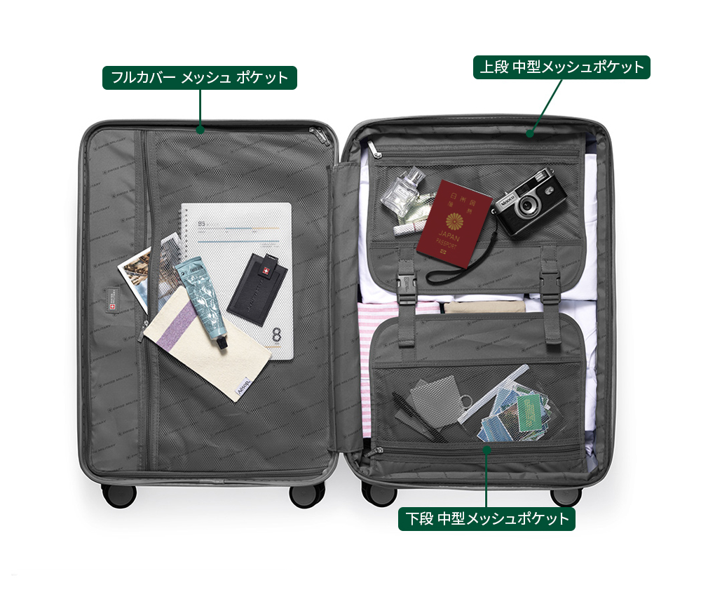 公式ストア】SWISS MILITARY[スイスミリタリー] スーツケース MOTIVAN