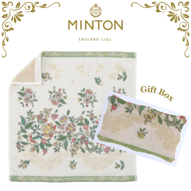 ミントン MINTON タオル ダイヤレースハドン グリーン 34cm×35cm