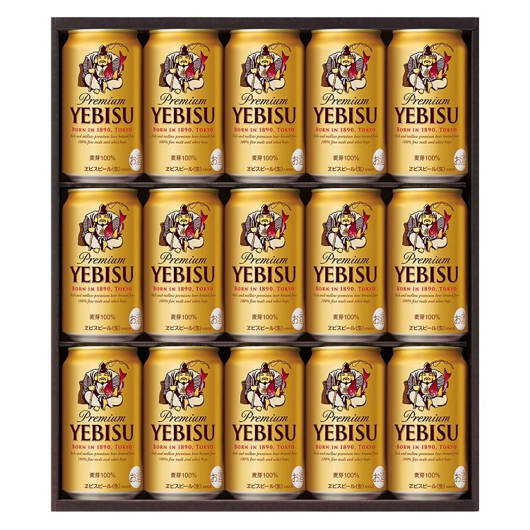 熨斗あり】エビスビール缶350ml×15本セット ＹＥ４ＤＮ 送料無料【倉庫出荷】【酒類】【2024冬ギフト】:お取り寄せきっぷ通販 | JRE  MALLショッピング | JRE POINTが貯まる・使える