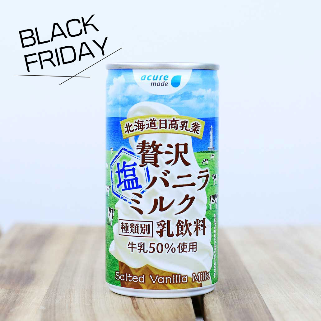 ミルク　　30本 ブラックフライデー】贅沢塩バニラミルク 190g缶 30本入 送料無料