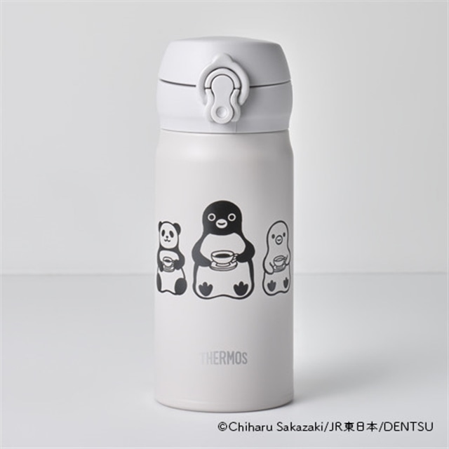 Suicaのペンギン】サーモス 真空断熱ケータイマグ 350ml（アッシュホワイト）:JR-Crossフーズモール通販 | JRE  MALLショッピング | JRE POINTが貯まる・使える